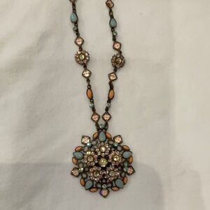 Item #306 NWT ✨Sorrelli statement Necklace w/4” extension and storage bag